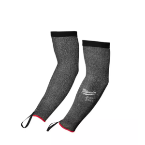 16 in. Black 4-Way Stretch Cut 5 Resistant Protective Arm Sleeves