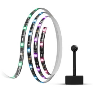 Govee RGBIC 24-Watt Equivalent 12.5 ft. Smart Integrated LED Black Color Changi