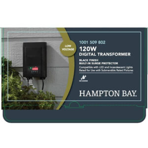 Hampton Bay 120W Low Voltage Landscape Lighting Transformer