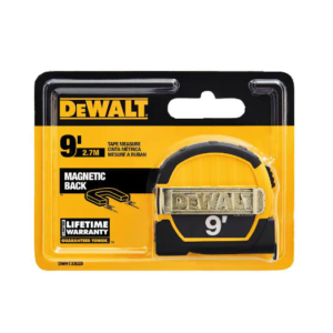 9 ft. x 1/2 in. Pocket Tape Measure with Magnetic Back