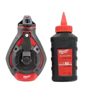 100 ft. Bold Line Chalk Reel Kit with Red Chalk