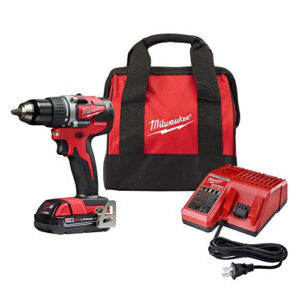 Milwaukee 2801-21P M18 18-Volt Lithium-Ion Compact Brushless Cordless 1/2 in. Dr