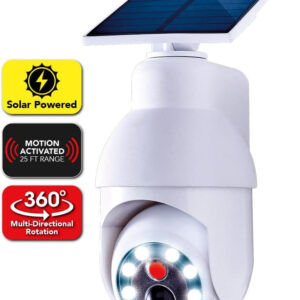 Ontel Handy Brite 360 LED Security Light with Fake Camera, 8 Super-Bright LEDs,