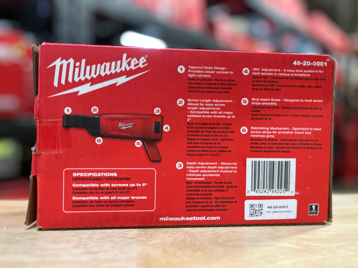 Milwaukee Collated Screw Gun Attachment 49-20-0001