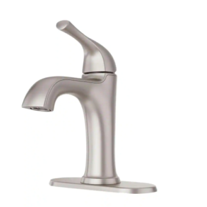 Ladera Single Handle Single Hole Bathroom Faucet in Spot Defense Brushed Nickel
