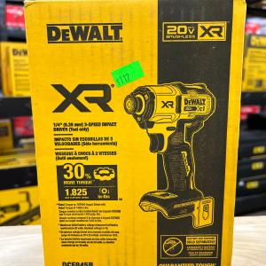 20-Volt Maximum XR Cordless Brushless 1/4 in. 3-Speed Impact Driver (Tool-Only)