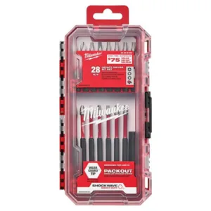 Milwaukee SHOCKWAVE Impact Duty Alloy Steel Screw Driver Bit Set (28-Piece)