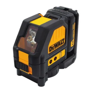 12-Volt MAX 65 ft. Red Self-Leveling Cross-Line Laser Level w/ (AA) Starter Kit