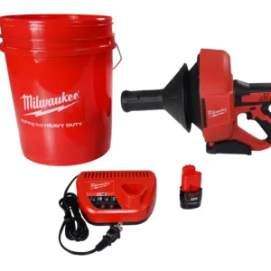 M12 Cordless Auger Snake Drain Cleaning Kit