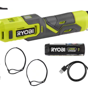 USB Lithium Cordless High Pressure Portable Inflator Kit with 2.0 Ah USB Lithium