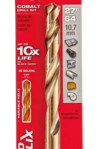 27/64 in. Cobalt Red Helix Drill Bit