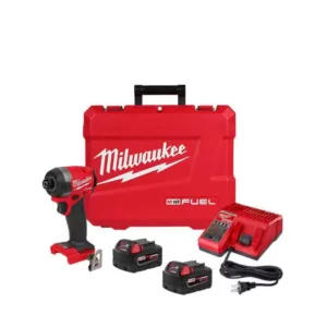 M18 FUEL 18V Lithium-Ion Brushless Cordless 1/4 in. Hex Impact Driver Kit with T