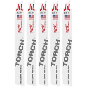 Milwaukee 9 in. 18 TPI TORCH Medium Metal Cutting BiMetal SAWZALL Reciprocating