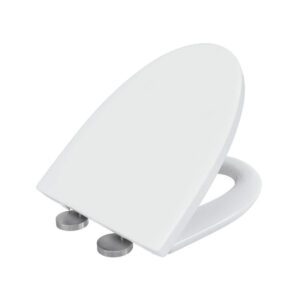 Swiss Madison Elongated Closed Front Toilet Seat in Glossy White SM-QRS58