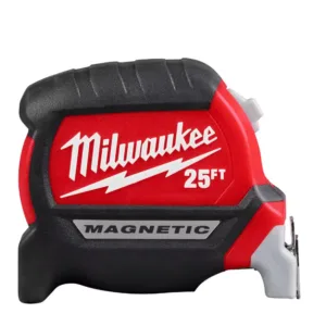 25 ft. Electrician's Compact Wide Blade Magnetic Tape Measure