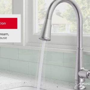 American Standard Palestra Single Handle Pull Down Sprayer Kitchen Faucet with