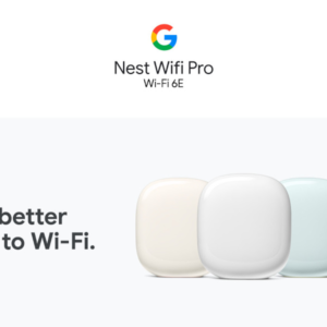 Google Nest Wifi Pro (Wi-Fi 6E) - 3 Pack - Snow