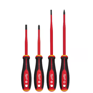 1000V Insulated Slim Tip Screwdriver Set (4-Piece)