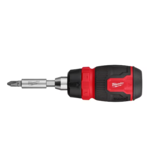 8-In-1 Ratcheting Compact Multi-Bit Screwdriver