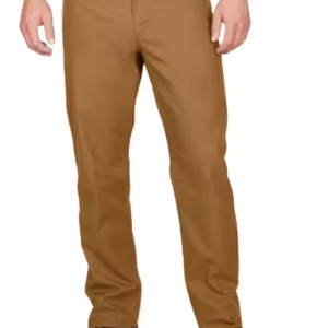 Men's 36 in. x 30 in. Khaki Cotton/Polyester/Spandex Flex Work Pants with 6 Pock