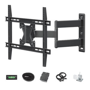 Commercial Electric TV Wall Mount Kit for TVs, Black