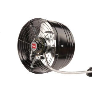 Master Flow 1600 CFM Black EZ Cool Gable Mount Attic Fan