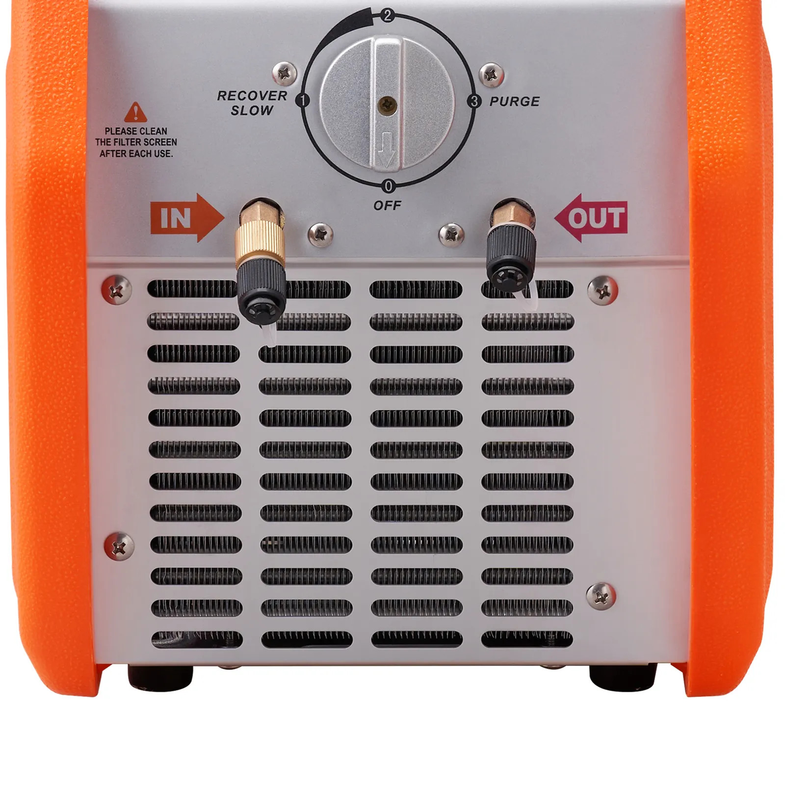 VEVOR 1 HP Refrigerant Recovery Machine - Dual Cylinder Portable AC Recovery Ma
