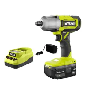 ONE+ 18V Cordless 1/2 in. Impact Wrench Kit with 4.0 Ah Battery and Charger