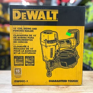 Pneumatic 15-Degree Coil Siding Nailer