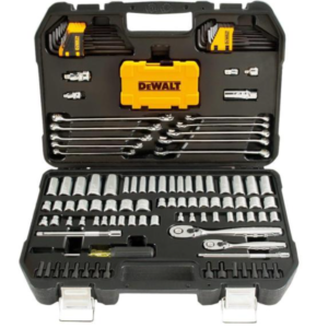 1/4 in. x 3/8 in. Drive Polished Chrome Mechanics Tool Set (142-Piece)