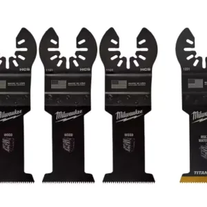 1-3/8 in. Multi-Tool Oscillating Blade Set (4-Piece)