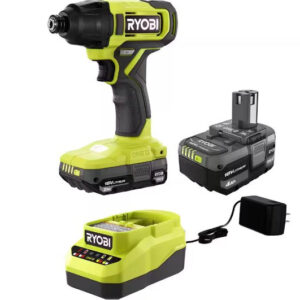 ONE+ 18V Cordless Impact Driver Kit with 4.0 Battery, 2.0 Battery, and Charger