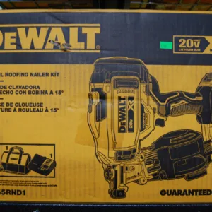 20-Volt MAX Lithium-Ion 15-Degree Cordless Roofing Nailer Kit with Battery 2.0 A