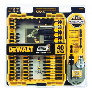 DeWalt FlexTorq Screwdriver Bit Set Steel 40 pc.