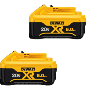 20-Volt MAX XR Lithium-Ion Premium Battery Pack 6.0Ah (2-Pack)