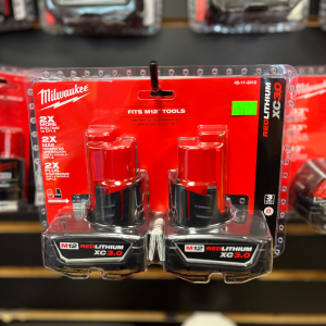M12 12-Volt Lithium-Ion XC Extended Capacity 3.0 Ah Battery Pack (2-Pack)