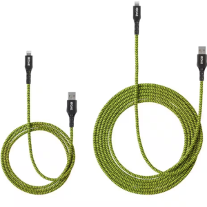 4 ft. and 10 ft. Nylon Lightning USB-A Cables