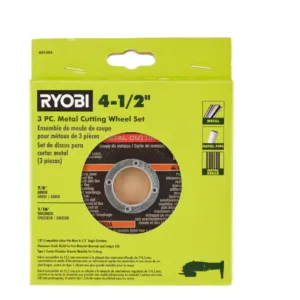 4-1/2 in. Metal Cutting Wheel (3-Piece)