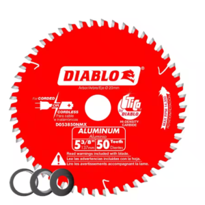5-3/8in. x 50-Teeth Saw Blade for Aluminum