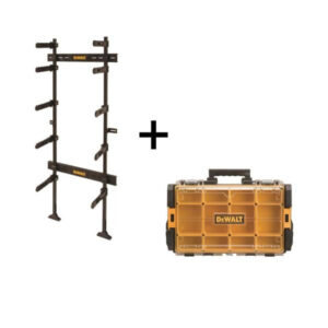 TOUGHSYSTEM 25-1/2 in. Workshop Racking Storage System and Small Parts Organizer