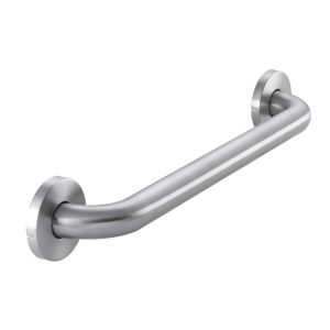 Glacier Bay 18 in. L x 3.1 in. ADA Compliant Grab Bar in Brushed Stainless Stee