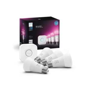 Philips Hue Smart LED Color Changing Light Bulb Starter Kit