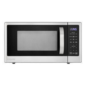 Vissani 1.1 cu. ft. Countertop Microwave in Fingerprint Resistant Stainless Ste