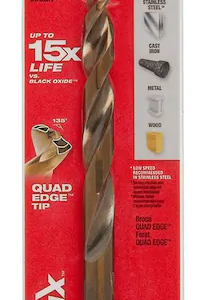 3/8 in. Cobalt Red Helix Twist Drill Bit