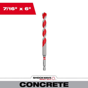 Milwaukee 7/16" SHOCKWAVE Carbide Hammer Drill Bit