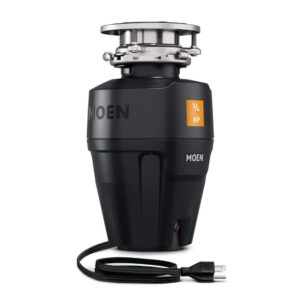 MOEN Host Series 3/4-HP Continuous Feed Space Saving Garbage Disposal with Soun