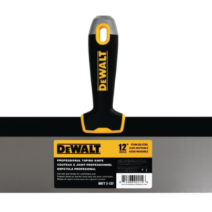 12 in. Stainless Steel Hammer-End Taping Knife with Soft Grip Handle
