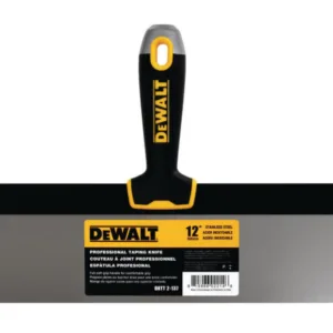 12 in. Stainless Steel Hammer-End Taping Knife with Soft Grip Handle