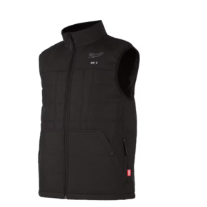 Men's Large M12 12-Volt Lithium-Ion Cordless Axis Black Heated Vest Kit with (1)