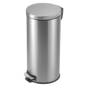 StyleWell 8 Gal Stainless Steel Round Step On Trash Can